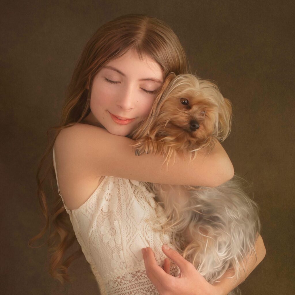 Studio pet photography